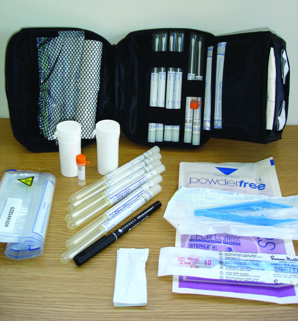 Wildlife forensic sampling kits